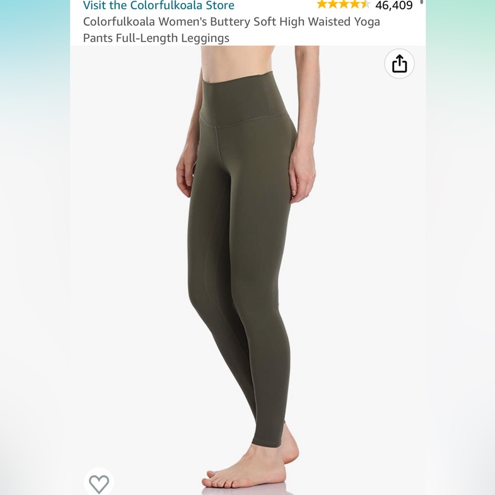 NWOT- Olive Green Leggings